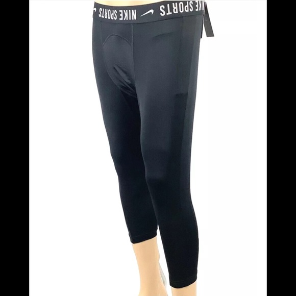 Nike Other - Nike Pro 3/4 Training Running Dri-FIT Tech NSW Black Tights CJ4625-010 Size XXL